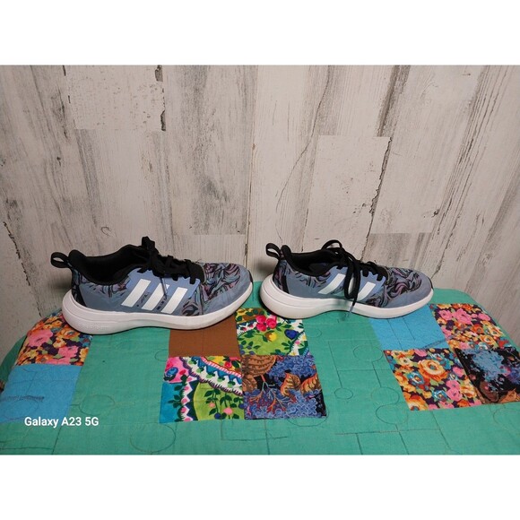Adidas Girls Fortarun 2.0 ID4496 Multicolor Running Shoes Sneakers Size 4 - Picture 6 of 9